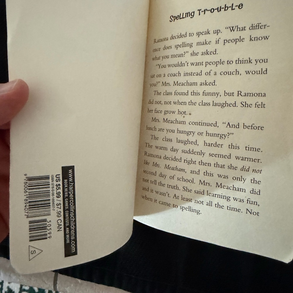 Ramona's World children’s Book by Beverly Cleary - Picture 3 of 3